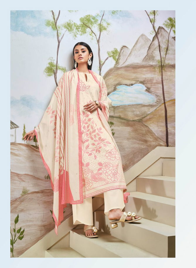 Hiba By Ganga Embroidery Premium Cotton Dress Material Wholesale Shop In Surat